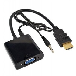VGA to HDMI converter with line out