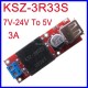 KIS3R33S 7-24V to USB 5V 3A step-down DC-DC converter
