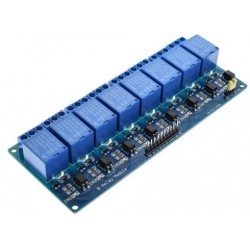 8ch relay module with optocoupler